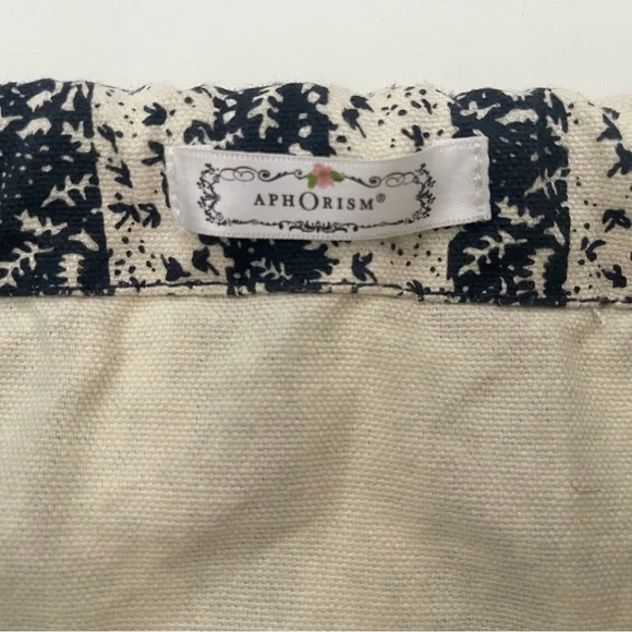 Aphorism by Anthropologie British Flag Print Canvas Drawstring Backpack Bag - Picture 4 of 7